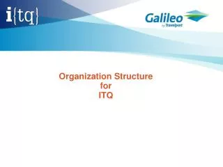 Organization Structure for ITQ
