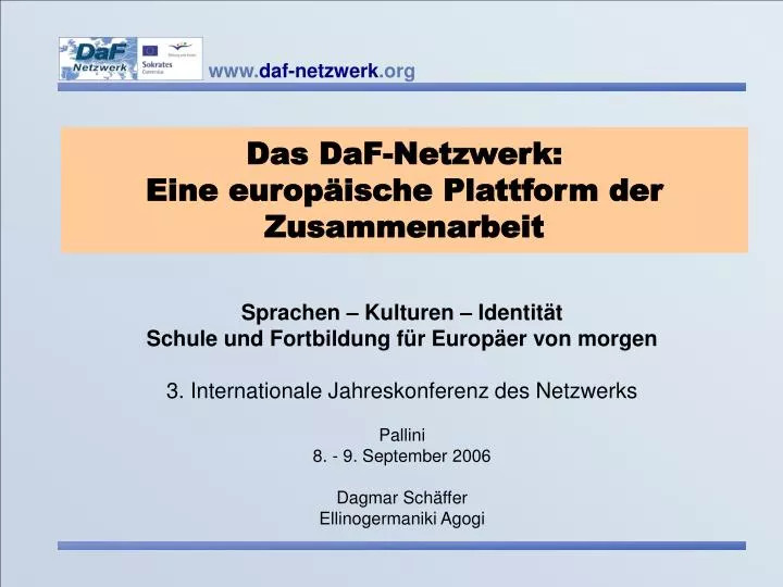 das daf netzwerk eine europ ische plattform der zusammenarbeit