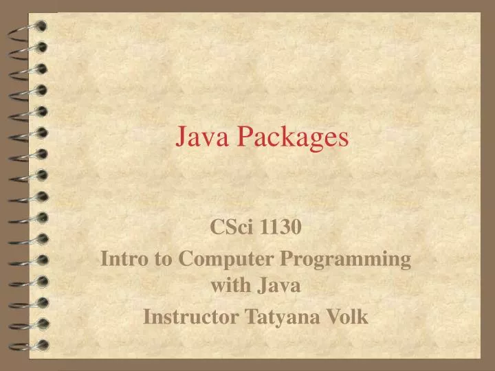 java packages