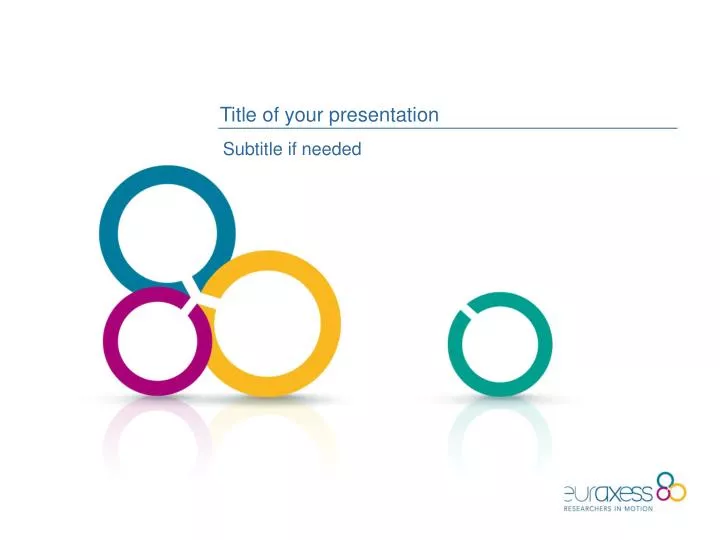 title of your presentation