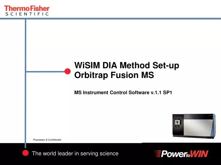 wisim dia method set up orbitrap fusion ms ms instrument control software v 1 1 sp1