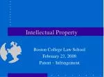 Intellectual Property - slide 1