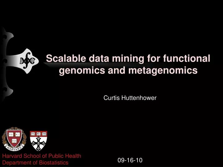 scalable data mining for functional genomics and metagenomics