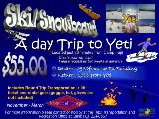 A day Trip to Yeti
