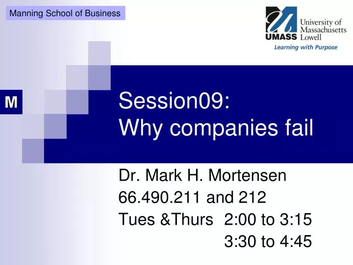 session09 why companies fail