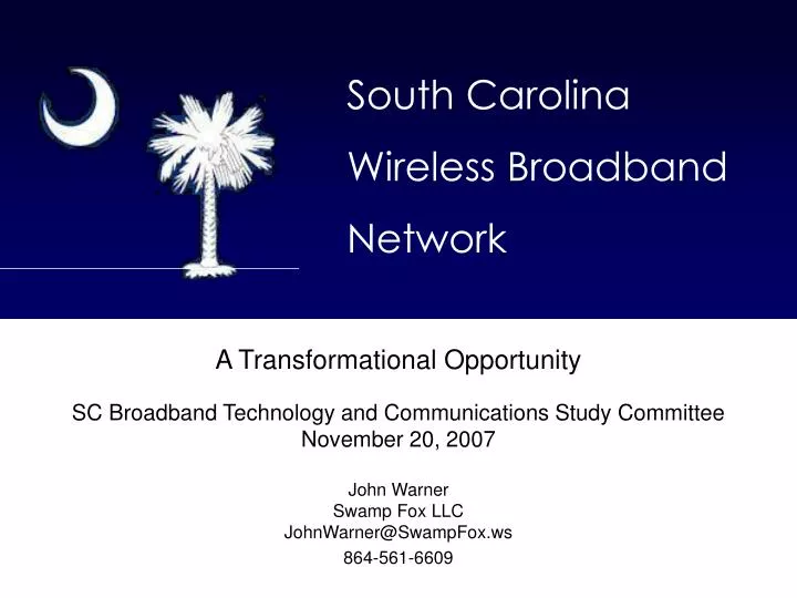 south carolina wireless broadband network