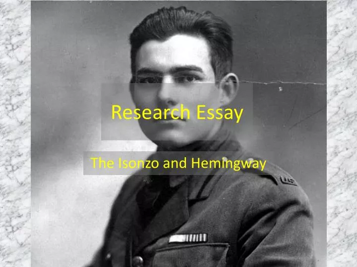 research essay