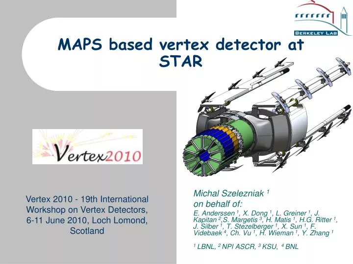 maps based vertex detector at star