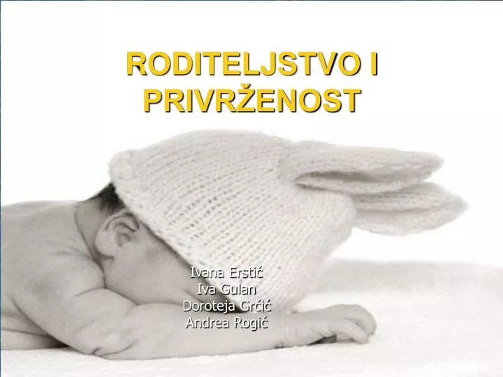 roditeljstvo i privr enost