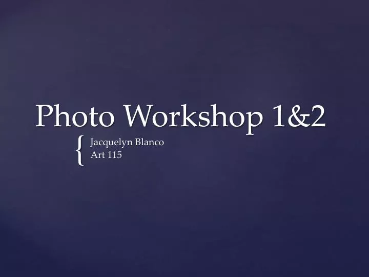 photo workshop 1 2