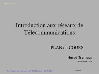 Introduction aux réseaux de Télécommunications