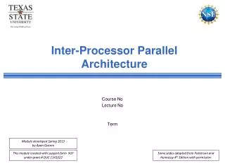 Inter-Processor Parallel Architecture