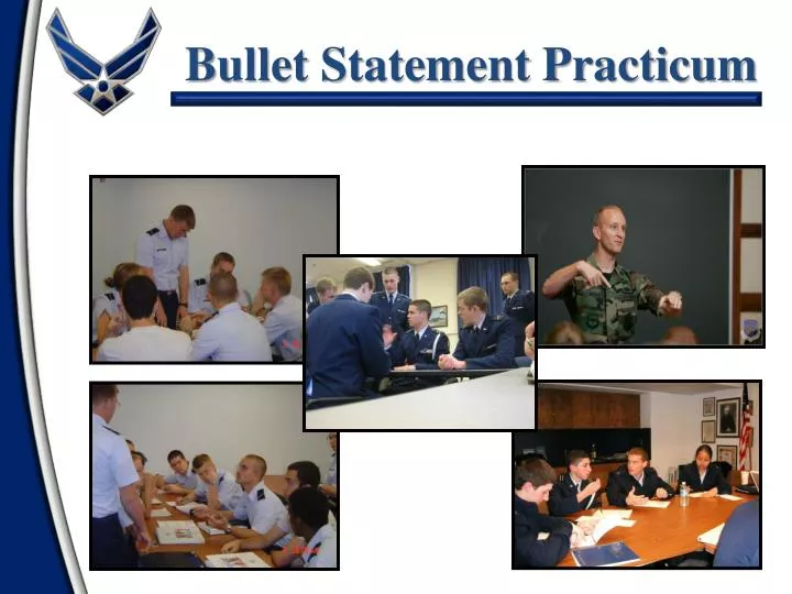bullet statement practicum
