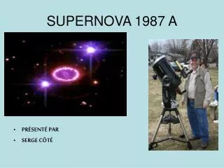 supernova 1987 a