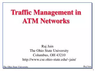 Traffic Management in ATM Networks