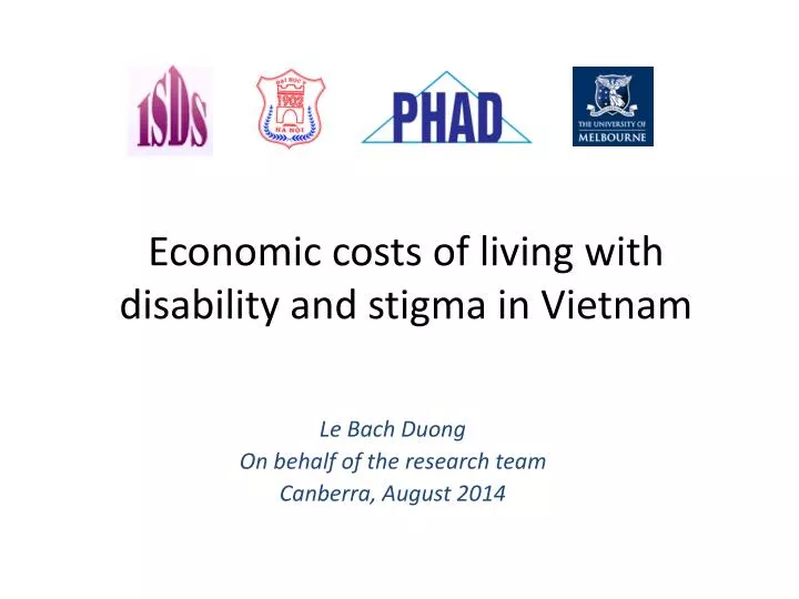 economic costs of living with disability and stigma in vietnam