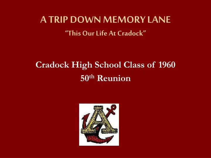a trip down memory lane this our life at cradock