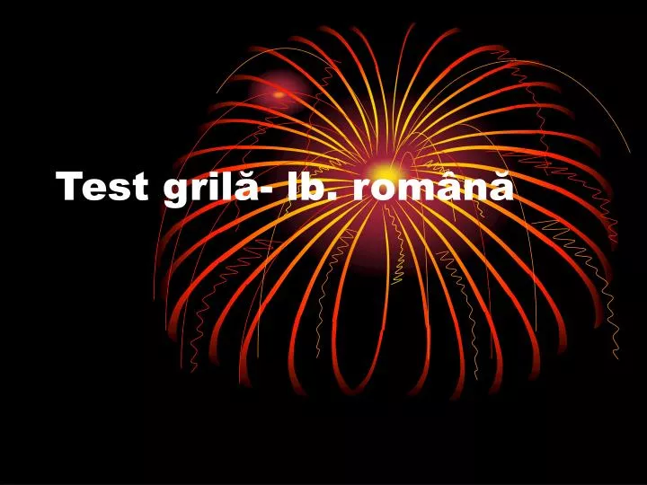 test gril lb rom n