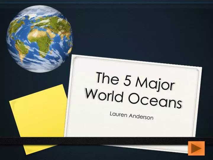the 5 major world oceans