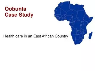 Oobunta Case Study