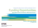 Funding Opportunities - slide 1