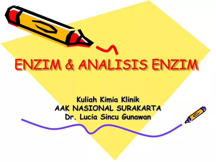 enzim analisis enzim