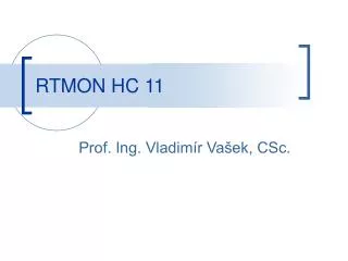 RTMON HC 11
