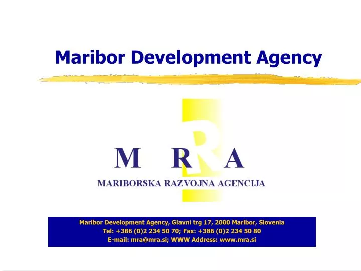 maribor development agency