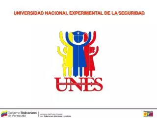 UNIVERSIDAD NACIONAL EXPERIMENTAL DE LA SEGURIDAD