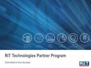 RiT Technologies Partner Program