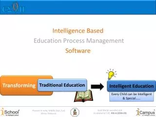 Intelligence Based Education Process Management Software