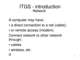 ITGS - introduction