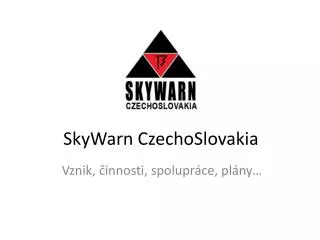 skywarn czechoslovakia