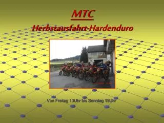 MTC Herbstausfahrt-Hardenduro