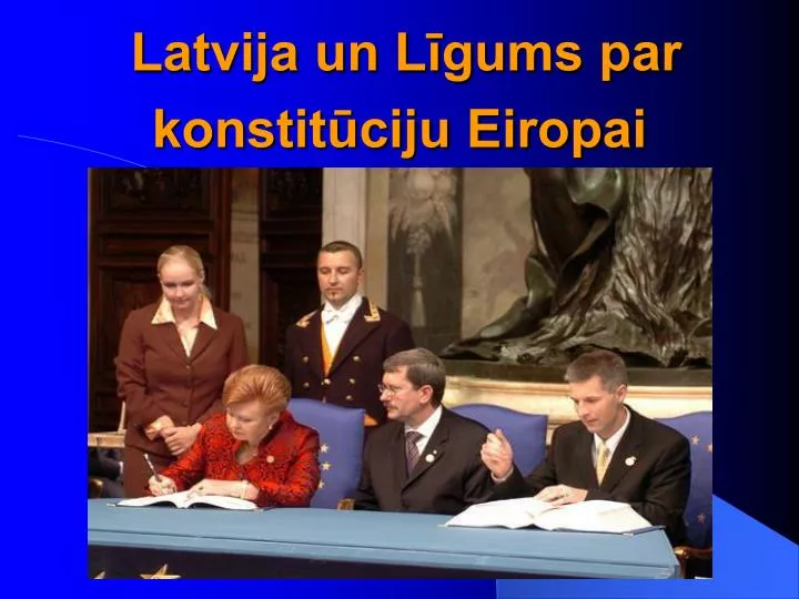 latvija un l gums par konstit ciju eiropai