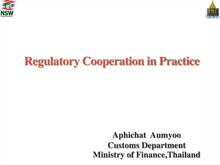 regulatory cooperation in practice