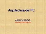 Arquitectura del PC - slide 1