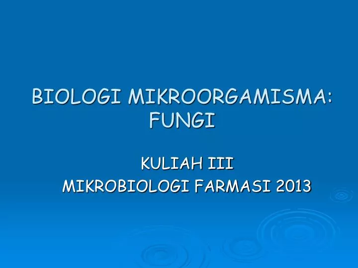 biologi mikroorgamisma fungi