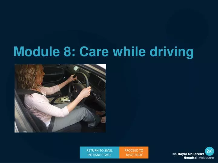module 8 care while driving