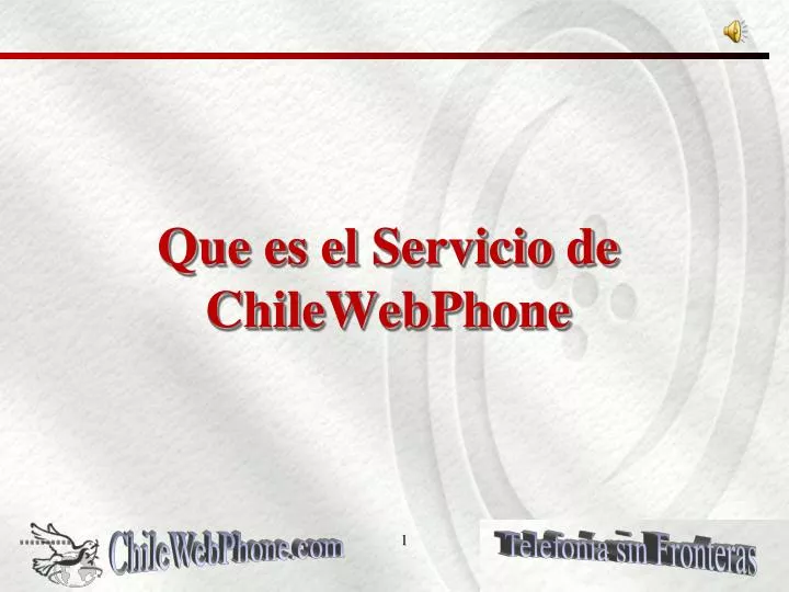 que es el servicio de chilewebphone