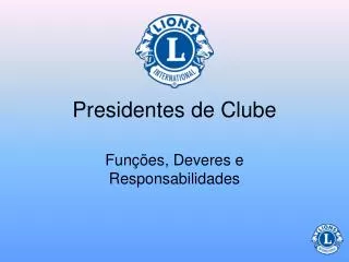 Presidentes de Clube