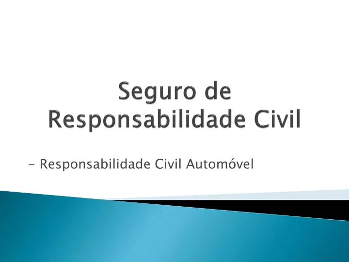 seguro de responsabilidade civil