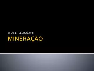 brasil s culo xviii