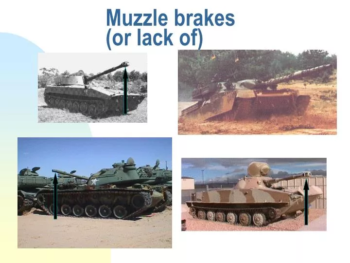 muzzle brakes or lack of