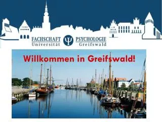 Willkommen in Greifswald!