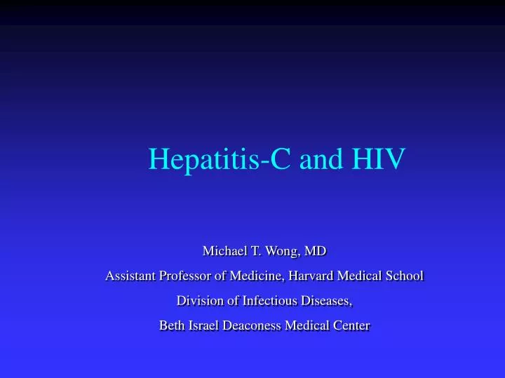 hepatitis c and hiv