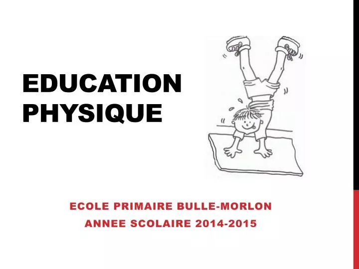 education physique