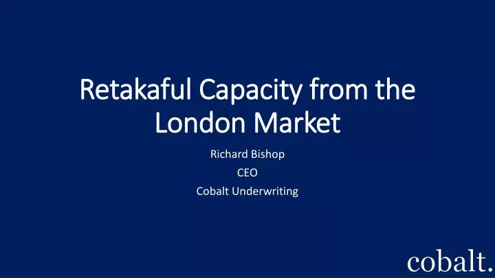 retakaful capacity from the london market