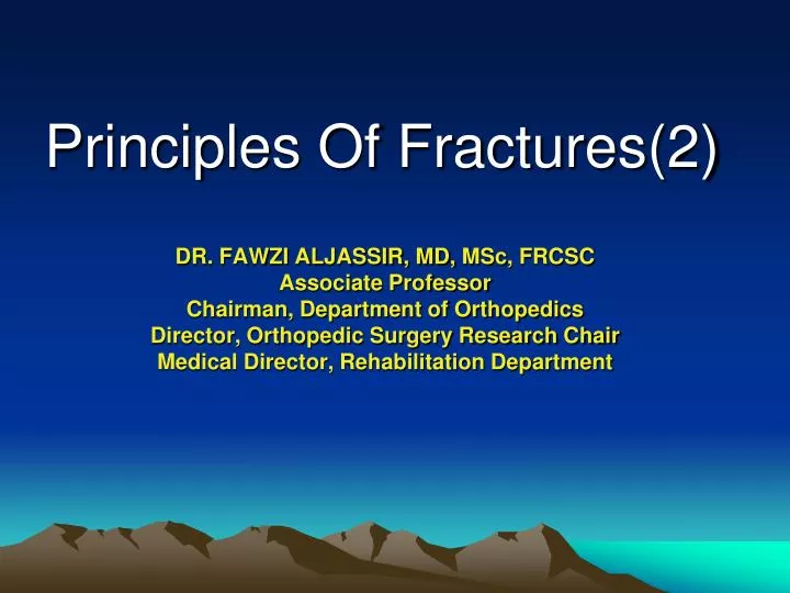 principles of fractures 2