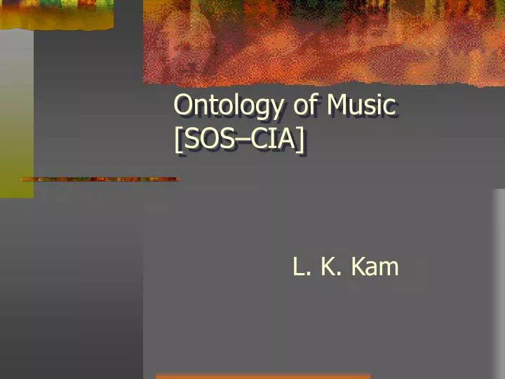 ontology of music sos cia
